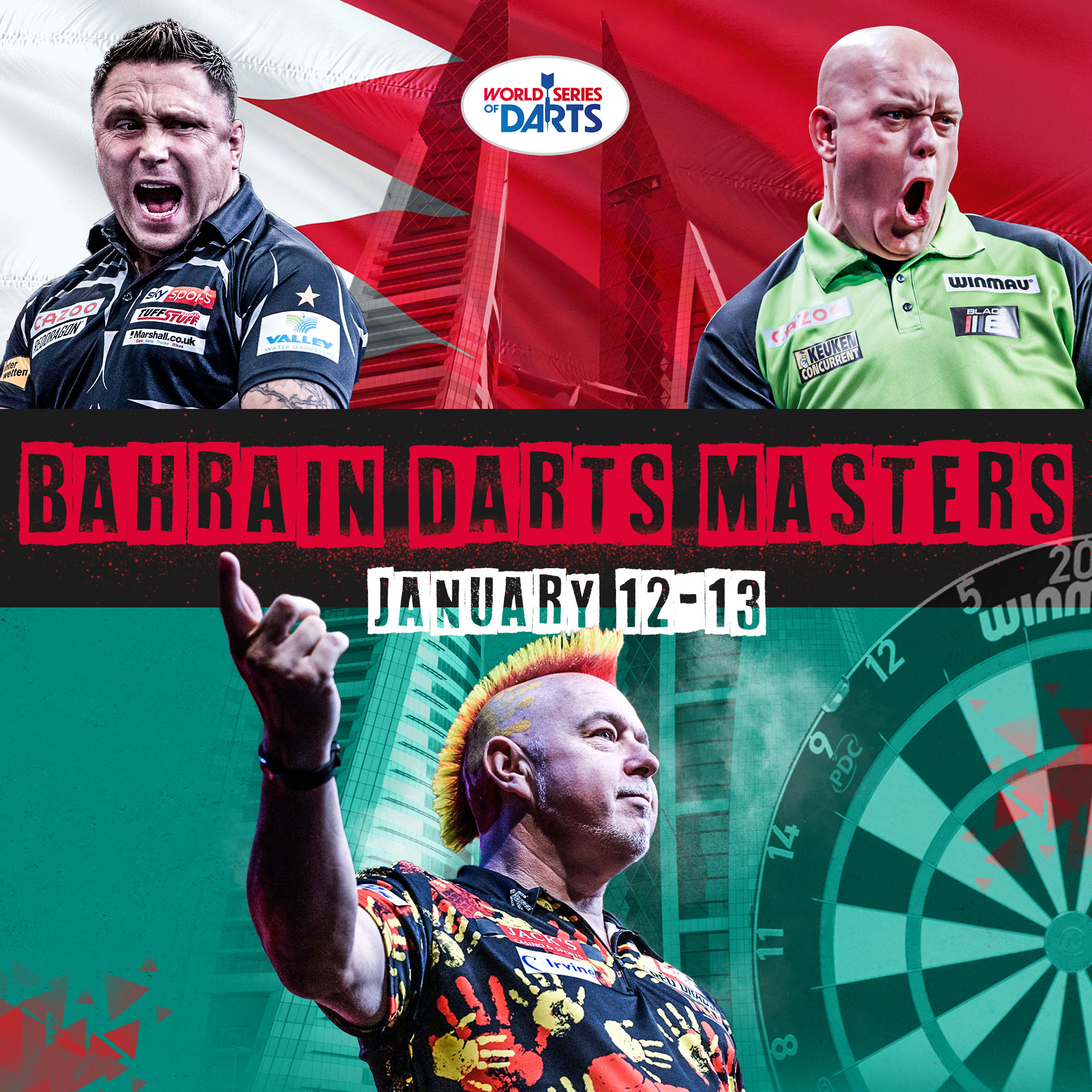 Tickets on sale for 2023 Bahrain Darts Masters PDC